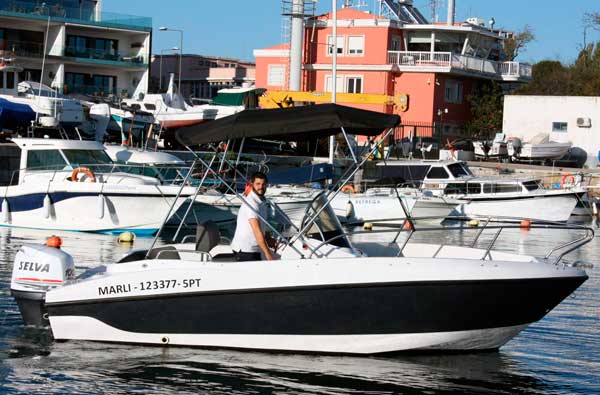 barco motor setubal aluguer